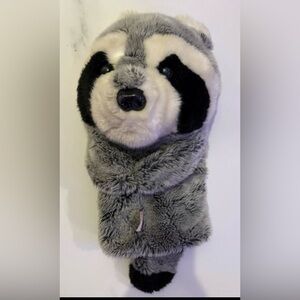 Daphne’s Raccoon Golf Club Head Cover Plush Animal Driver Cover Soft